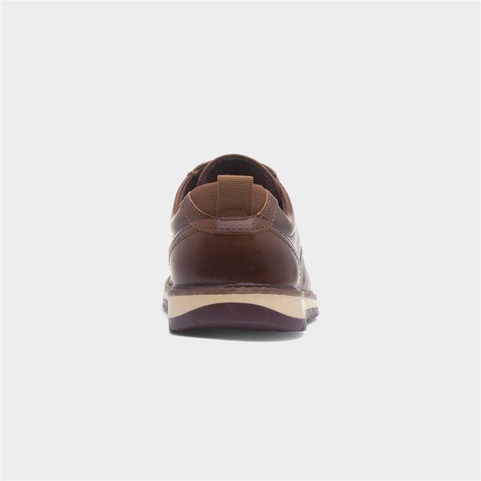 Ted Mens Tan Lace Up Casual Shoe