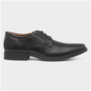 Clarks Tilden Plain Mens Black Formal Leather Shoe (Click For Details)