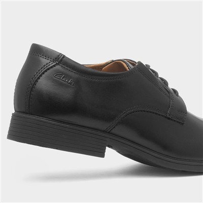 Tilden Plain Mens Black Formal Leather Shoe