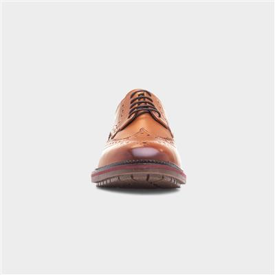 Berthold Mens Tan Leather Brogue