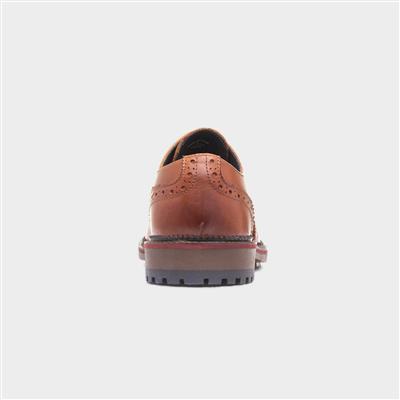 Berthold Mens Tan Leather Brogue