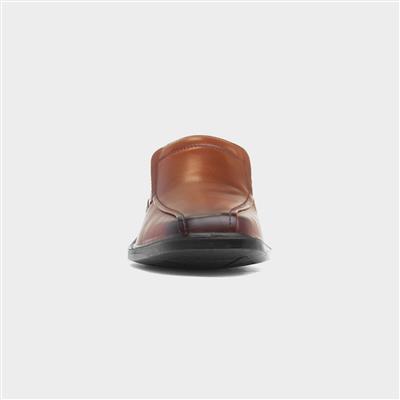 Brady Mens Tan Leather Shoe
