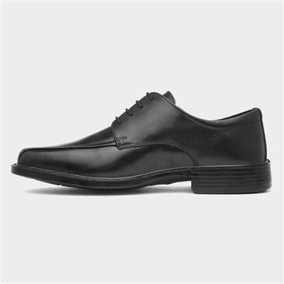 Conrad Mens Black Leather Shoe