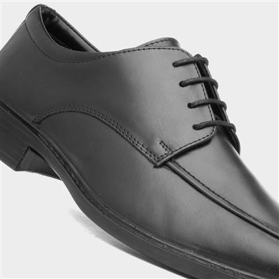 Conrad Mens Black Leather Shoe