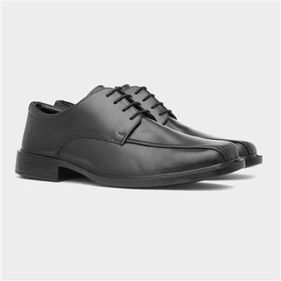 Conrad Mens Black Leather Shoe