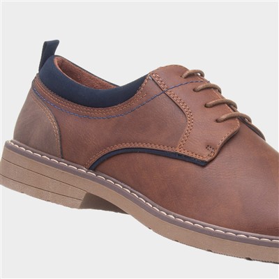 Tanaro Mens Tan Lace Up Shoe