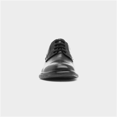 Arno Mens Black Leather Formal Shoe