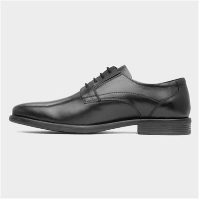 Arno Mens Black Leather Formal Shoe