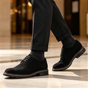 Beckett Mens Black Lace Up Smart Casual Shoe (Click For Details)