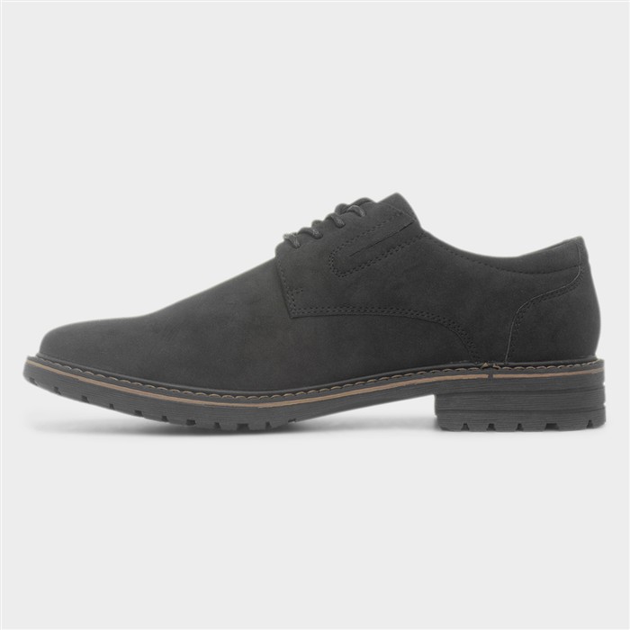 Mens Black Lace Up Smart Casual Shoe