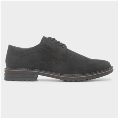 Mens Black Lace Up Smart Casual Shoe