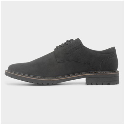 Mens Black Lace Up Smart Casual Shoe
