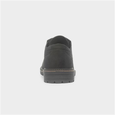 Mens Black Lace Up Smart Casual Shoe