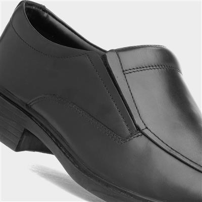 Brady Mens Black Leather Shoe