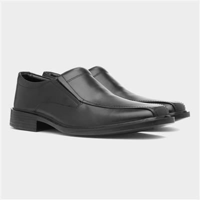 Brady Mens Black Leather Shoe