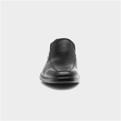 Mens Black Slip On Smart Shoe