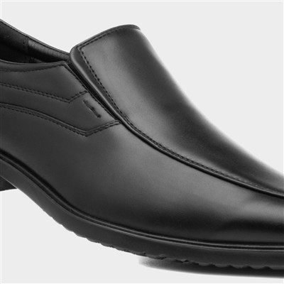 Mens Black Slip On Smart Shoe