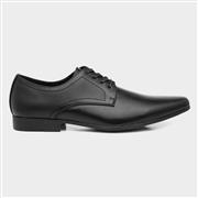 Beckett Mens Black Flat Lace Up Shoe (Click For Details)