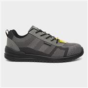 EarthWorks Mens Lace Up Grey Safety Shoe (Click For Details)