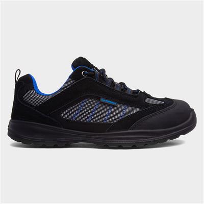 File Adults Black & Blue Safety Shoe