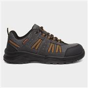 EarthWorks Adults Grey Lace Up Safety Shoe (Click For Details)