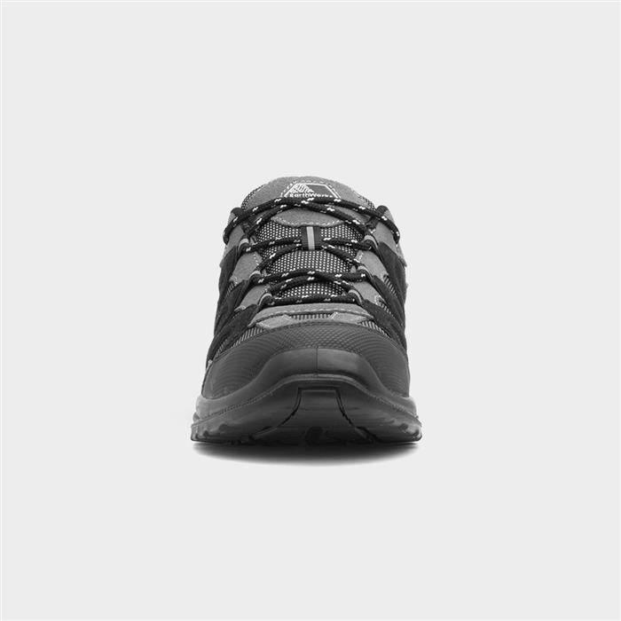 Tool Box Mens Grey Lace Up Safety Shoe