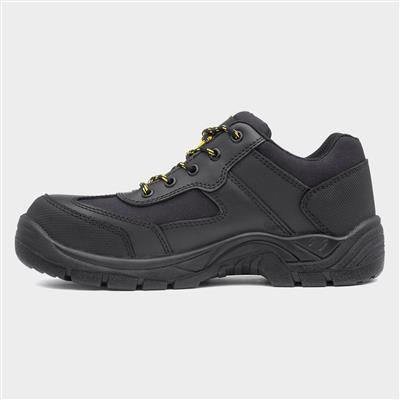 Bolt Mens Black Lace Up Safety Shoe