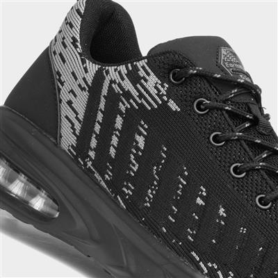 Cement Mens Black & Grey Safety Trainer