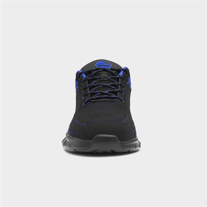 Cement Mens Black & Blue Safety Trainer