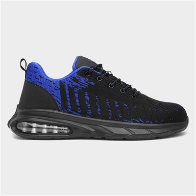 Mens Black and Blue Trainer