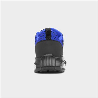 Cement Mens Black & Blue Safety Trainer