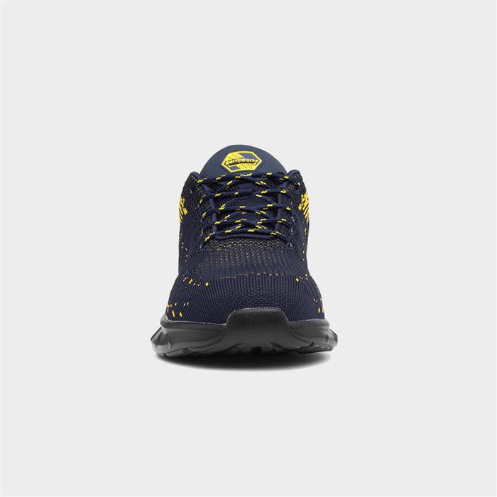 Cement Mens Navy & Black Safety Trainer