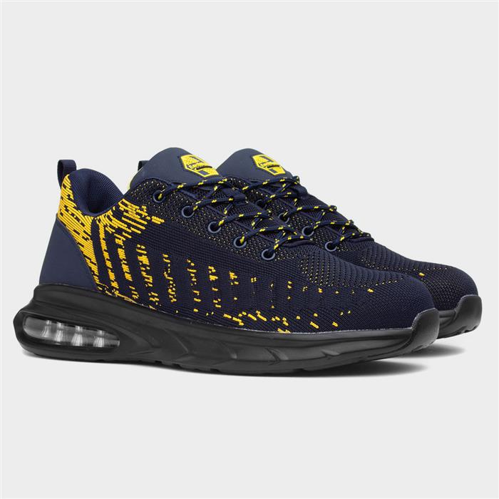Cement Mens Navy & Black Safety Trainer