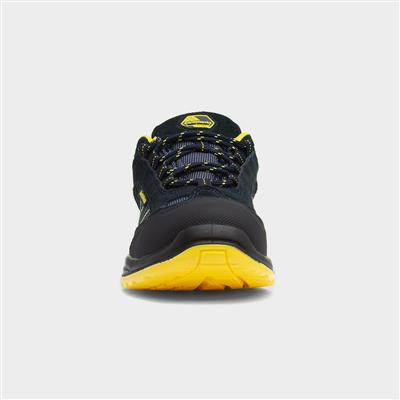File Blue & Yellow Lace Up Safety Shoe