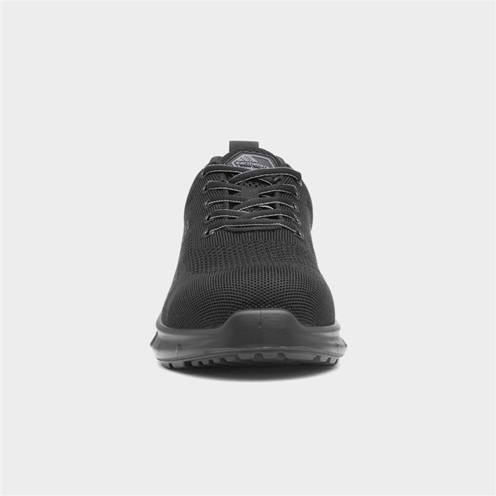 Gavel Unisex Black Knit Safety Trainer
