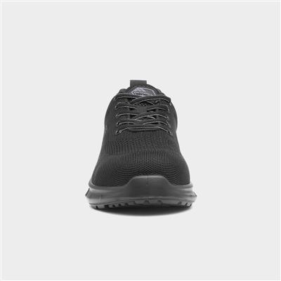 Gavel Unisex Black Knit Safety Trainer