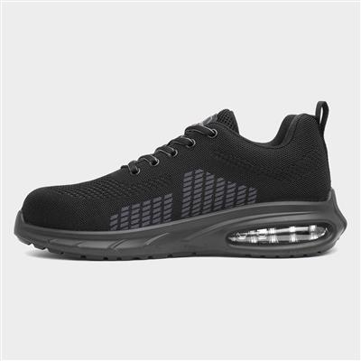 Gavel Unisex Black Knit Safety Trainer