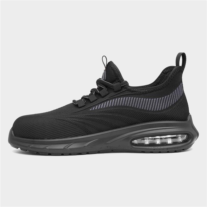 Router Mens Black Safety Trainer