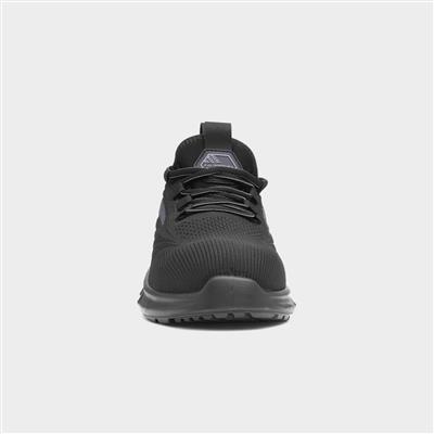 Router Mens Black Safety Trainer