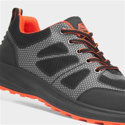 Spade Mens Black Safety Shoe