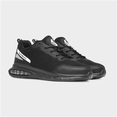 Mitre Mens Black Knitted Safety Shoe