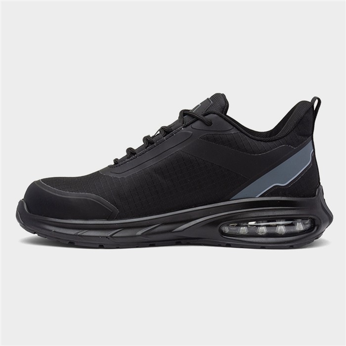 Pipe Mens Black Safety Shoe
