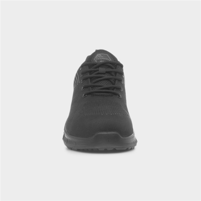 Brick Mens Black Safety Shoe