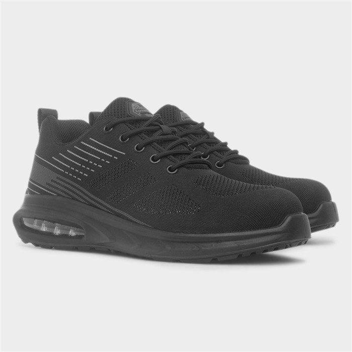 Brick Mens Black Safety Shoe