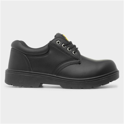 Plaster Mens Black Safety Shoe