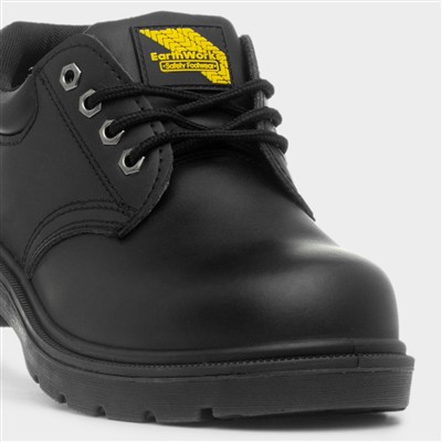Plaster Mens Black Safety Shoe