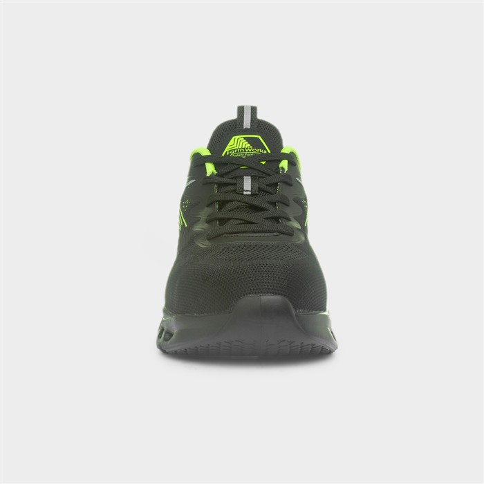Rivet Black Safety Trainer