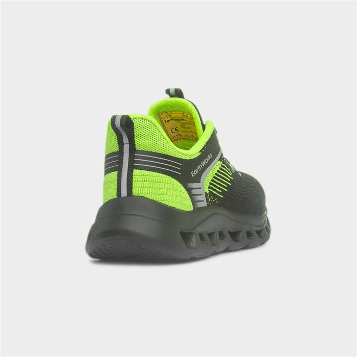Rivet Black Safety Trainer