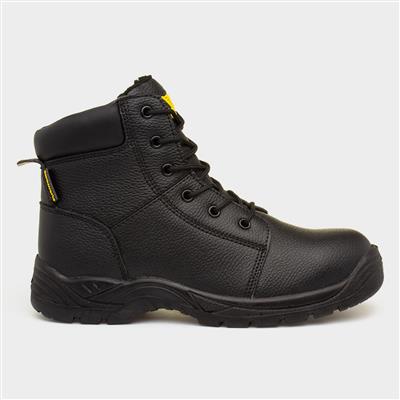 Mens Black Safety Boots