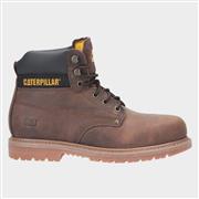 CAT Safety Footwear Mens Powerplant Boot in Brown (Click For Details)